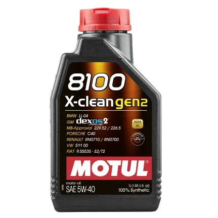 Фото для Масло моторное MOTUL 8100 X-clean 5w40, синтетическое, API SN, ACEA C3, универсальное, 1л, арт. 102786/109761/112118