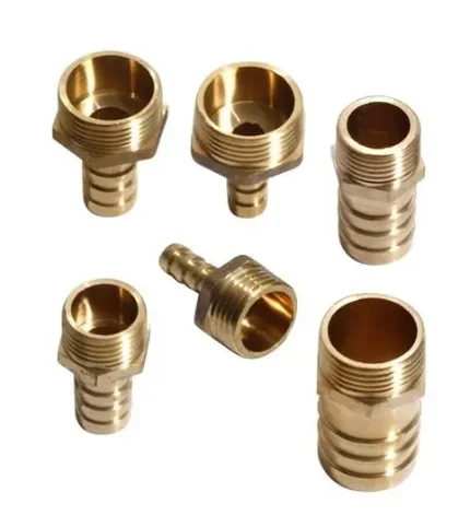 Фото для Фитинг прямой елочка 14мм - резьба 1/2"M металл