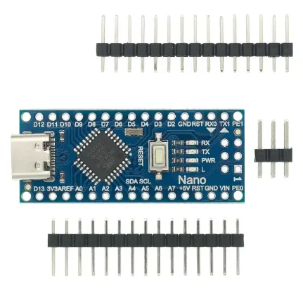 Фото для Микроконтроллер ARDUINO NANO R3 ATMEGA 328p USB TYPE-C