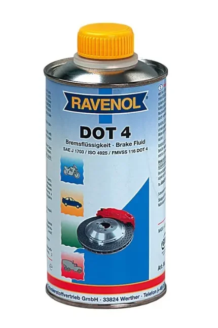 Фото для Тормозная жидкость RAVENOL DOT4 0,5л
