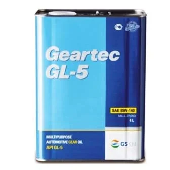 Трансмиссионное масло GS Kixx Geartec GL-5 85W-140 (4л)