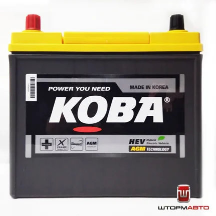 Фото для Аккумулятор KOBA AX S65D26R, Корея (AGM Battery - Absorbent Glass Mat for Start-Stop+ ) HYBRID