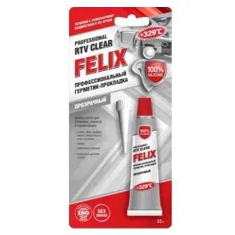 Фото для Герметик-прокладка FELIX (прозрачный) 32г