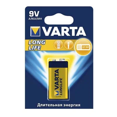 Батарейка Varta Longlife 4122 9V 1 шт