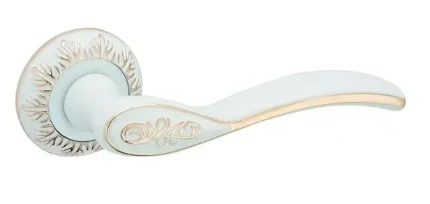 Фото для Ручка A-403 белый с золотом