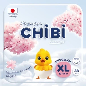 Фото для Подгузники-трусики EVERY-ME CHIBI PREMIUM XL 12-17кг 38шт