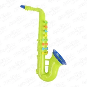 Фото для Инструмент музыкальный Веселые звери Игрушечный саксофон 40см