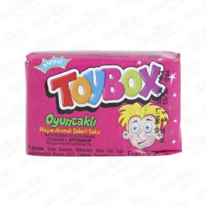 Резинка жевательная Toybox фруктовая с игрушкой 5г