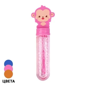Фото для Мыльные пузыри Lanson Toys Обезьянка 35мл 14см в ассортименте