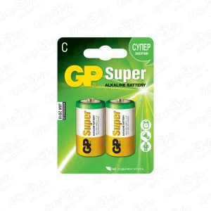 Батарейки GP Super Alkaline размера С 2 шт