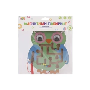 Фото для Лабиринт деревянный магнитный Lanson Toys Сова