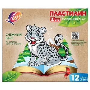 Фото для Пластилин Луч Zoo 12цветов 15г