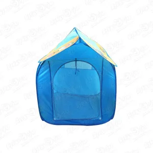 Палатка детская игровая Синий трактор 83х80х105см