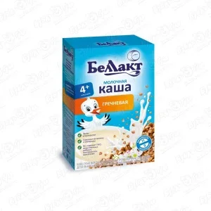 Каша Беллакт молочная гречневая 200г с 4мес БЗМЖ