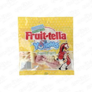 Мармелад Fruittella Червячки со вкусом йогурта и фруктовым соком 138г