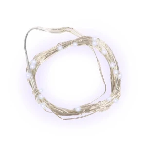 Фото для Гирлянда led Нить светодиодная на батарейках холодный белый свет 3м