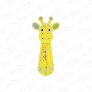 Фото для Термометр BUBURU Baby Жираф для ванны