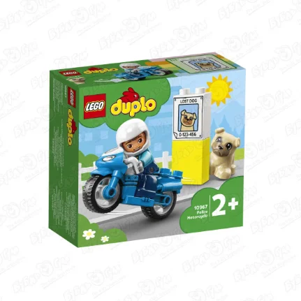 Фото для Конструктор LEGO duplo «Полицейский мотоцикл» с 2лет