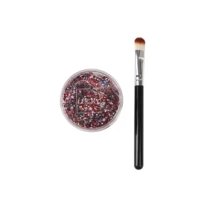 Фото для Гель-блестки LUKKY для тела и лица с кисточкой разноцветные