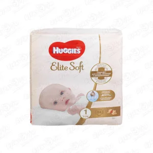 Подгузники HUGGIES Elite Soft 1 3-5кг 84шт