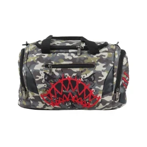 Фото для Сумка спортивная JUNGER Hasta la vista акула принт камуфляж хаки