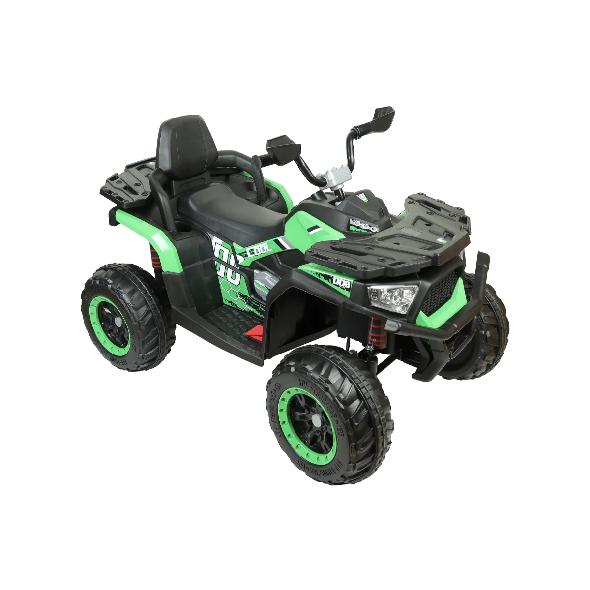 Квадроцикл аккумуляторный черно-зеленый