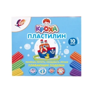 Фото для Пластилин Кроха для плавающих поделок 10цветов