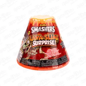 Игрушка-сюрприз Smashers Volcano Lava Slime в ассортименте