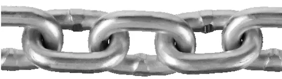 Цепь короткозвенная, DIN 766, d= 2 мм, L=200 м - цинк - Зубр (4-304050-02)