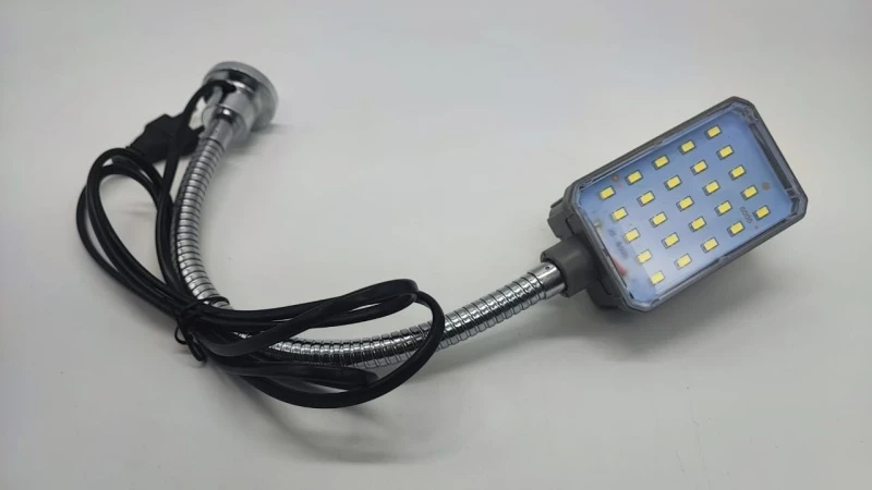 Фото для Лампа станочная магнитная светодиодная 25LED 30 см.квадратная 220V БЕТА 200-007