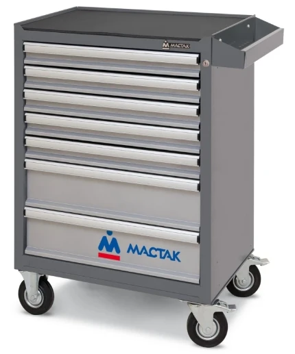 Фото для Тележка инструментальная серии «ОПТИМА», 7 полок, серая. МАСТАК 521-07581MG