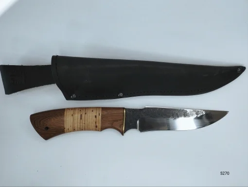 Нож "Гарсон" сталь 95х18 с следами ковки (береста)