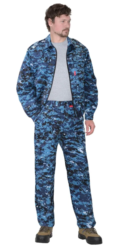 Фото для Костюм "СИРИУС-Блокпост" куртка,брюки (тк.кроун-принт) КМФ Цифра синяя