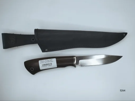 Нож "Гепард малый"сталь Х12МФ (венге, мельхиор с проставкой+трубка)