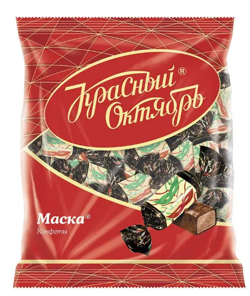 Шоколадные конфеты "Маска" от фабрики "Красный октябрь"