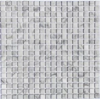 Фото для Мозаика Bianco Carrara Tum чип 15*15*4 305*305 ORRO MOSAIC