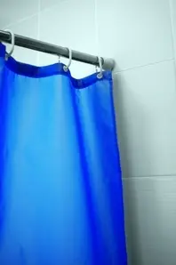 Штора для ванной комнаты Синяя 180*180 АКВАЛИНИЯ