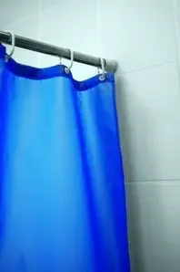 Фото для Штора для ванной комнаты Синяя 180*180 АКВАЛИНИЯ