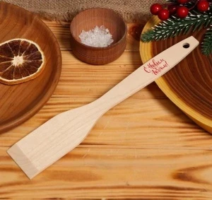 Фото для Лопатка кухонная деревянная С Новым Годом