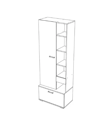 Фото для Прихожая Инес ШК770 (Венге/Лоредо)