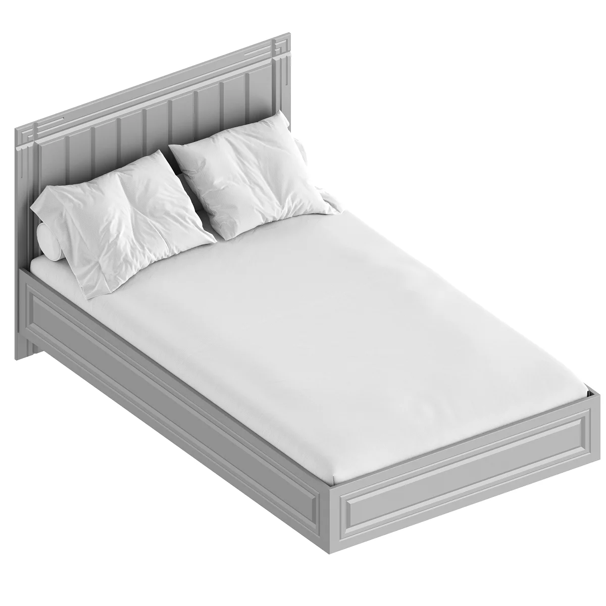 Кровать Вита 1.2 с настилом (Силк маус серый)