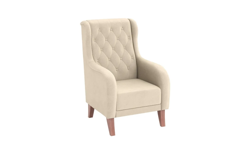 Фото для Кресло для отдыха Амарант М (Велюр тенерифе крем)