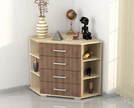 Фото для Комод Катрин-7 (Ясень шимо темный/Дуб сонома)