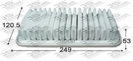 Фото для Фильтр Воздушный A-197j Js Asakashi 17801-21030 JS Asakashi арт. A197J