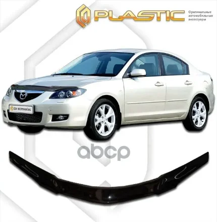 Фото для Дефлектор Капота Ma Axela Gg3s,Gges 2004-2009г Черные (Мухобойка) 620 CA plastic арт. 2010010106201