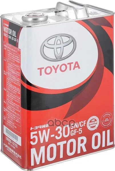 Фото для TOYOTA Масло Моторное 5W30 Sn/Cf-5 4Л.toyota Motor Oil 08880-10705