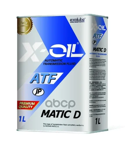 Фото для Жидкость Трансмиссионная Atf Ni Matic D 1л. X-Oil X-OIL арт. AJ02MD-01T