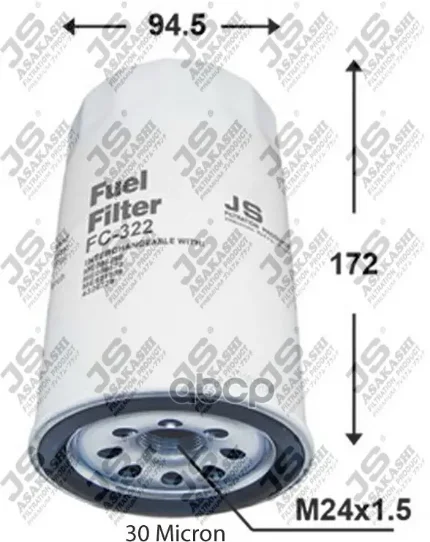 Фото для Фильтр Топливный Fc-322j Js Asakashi JS Asakashi арт. FC322J