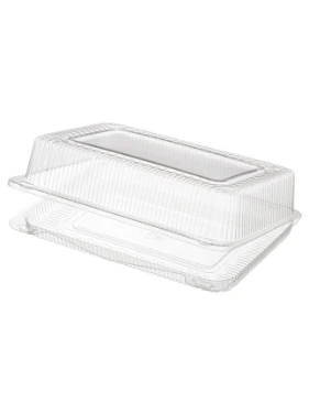 Контейнер с совмещ. крыш.прямоуг. БОПС РК-50(Т)0,8кг 296х166х50мм цвет прозр.