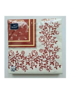 Салфетки Art Bouquet 33*33, 3хсл, 20шт. Барокко2 /12